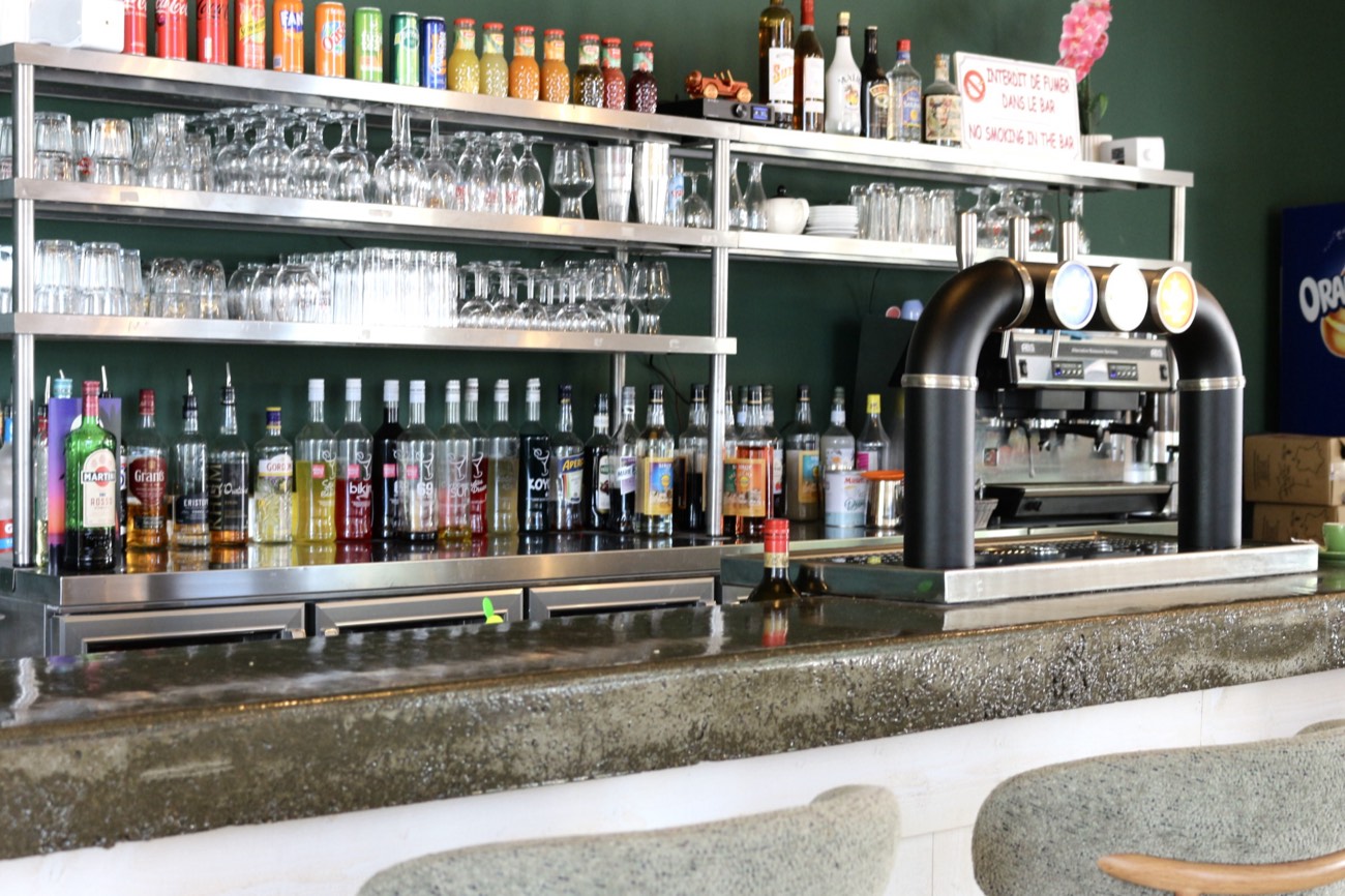 Bar du restaurant La Palaïgue